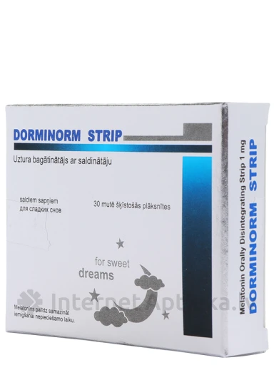 Dorminorm strip 1mg, 30 plāksnītes | internetaptieka.lv