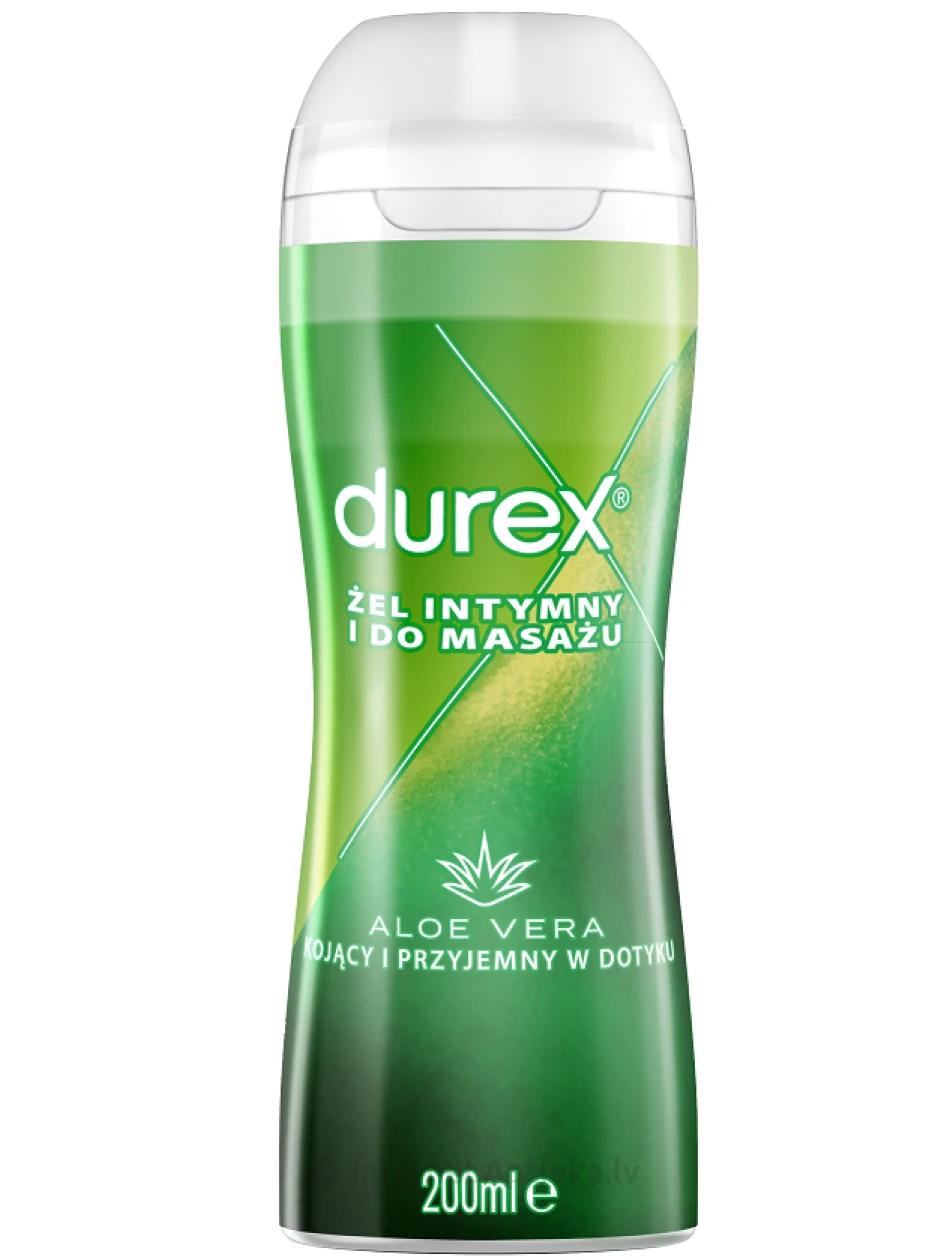 Durex Massage Lube ALOE VERA soothing nomierinošs masāžas un intīmais gels, 200 ml | internetaptieka.lv