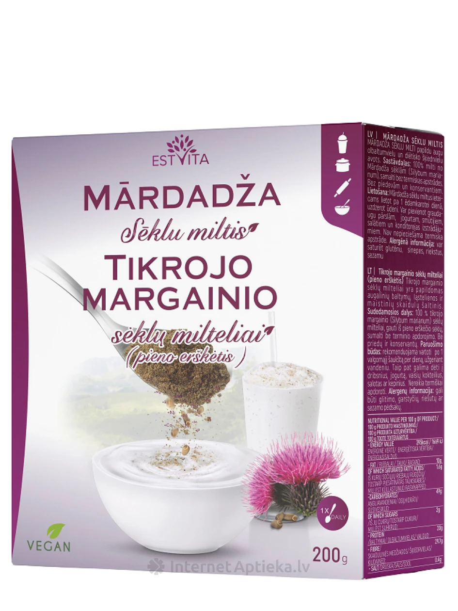 Mārdadža sēklu pulveris, 200 g | internetaptieka.lv