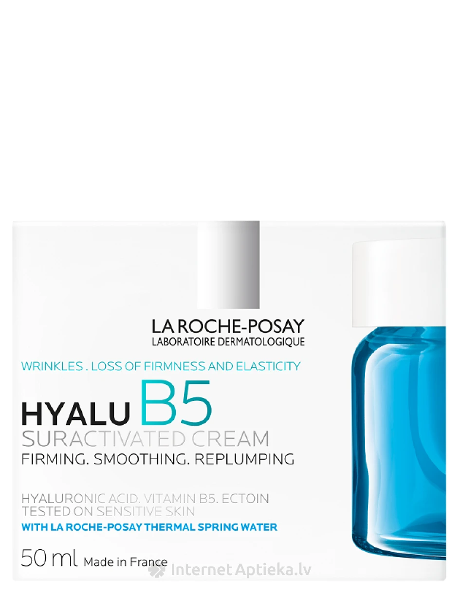 La Roche Posay HYALU B5 SURACTIVATED Укрепляющий и омолаживающий крем для лица, 50 мл | internetaptieka.lv
