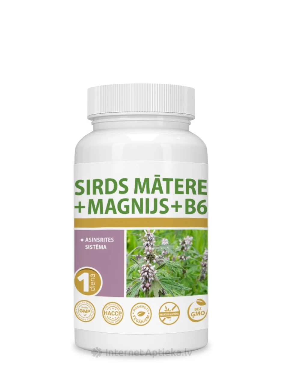 Südameema + Magneesium + B6 tabletid, 30 tk. | internetaptieka.lv