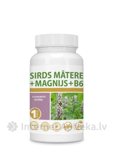 Südameema + Magneesium + B6 tabletid, 30 tk. | internetaptieka.lv