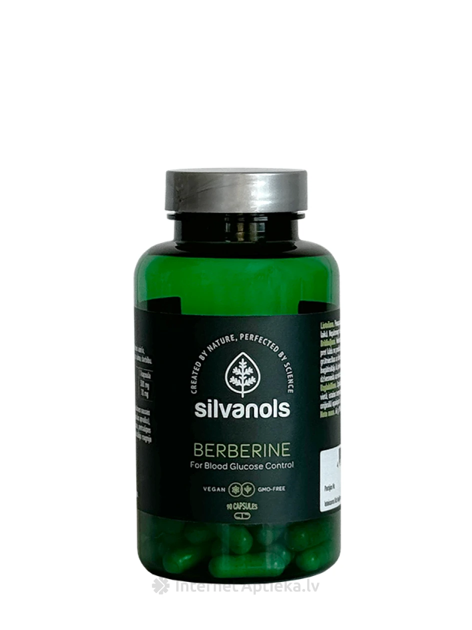 Silvanols Berberine, 90 kapsulas | internetaptieka.lv