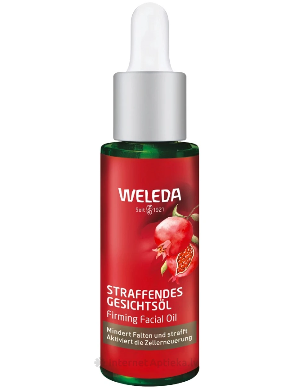 Weleda Pomegranate nostiprinoša eļļa sejai, 30 ml | internetaptieka.lv