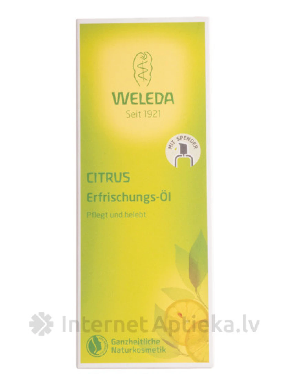 Weleda õli Citrus pumbaga, 100 ml | internetaptieka.lv