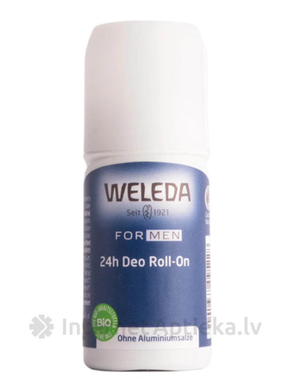 Weleda Dezodorants Men Roll-On 24h, 50 ml | internetaptieka.lv