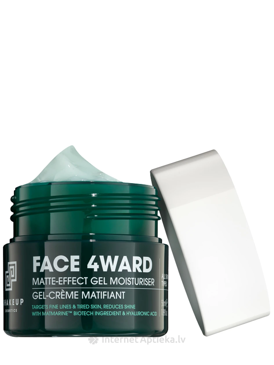 SHAKEUP Cosmetics FACE 4WARD MATTE-EFFECT geel-kreem, 50 ml | internetaptieka.lv