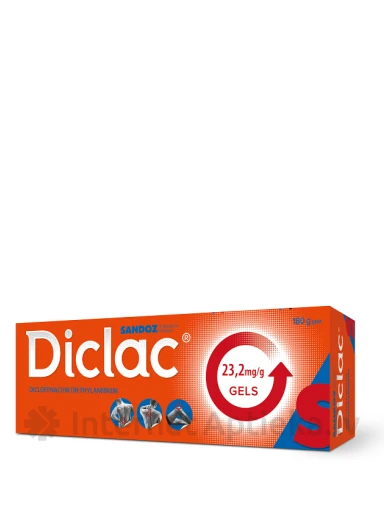 Diclac 23.2mg/g geel, 180 g | internetaptieka.lv