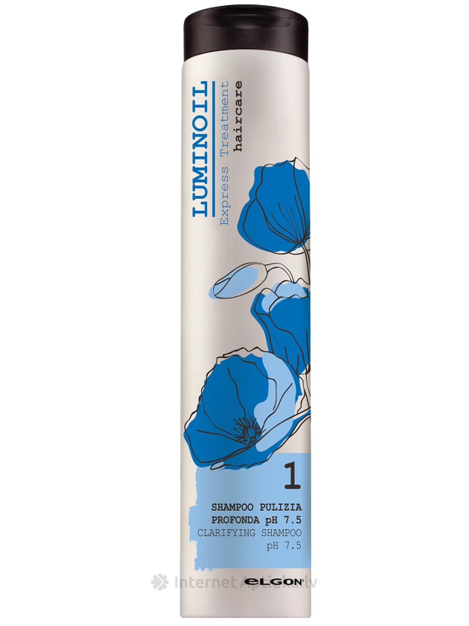 ELGON LUMINOIL dziļi attīrošs šampūns CLARIFYING SHAMPOO PH 7,5, 250 ml | internetaptieka.lv