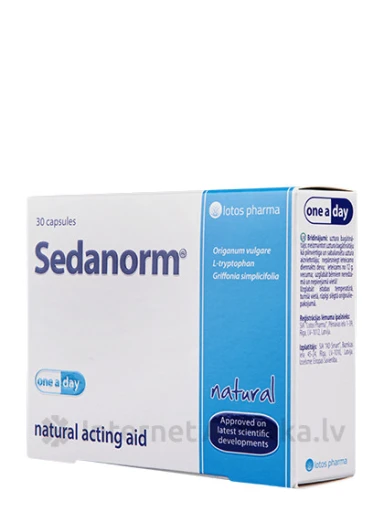 Sedanorm, 30 капсул | internetaptieka.lv