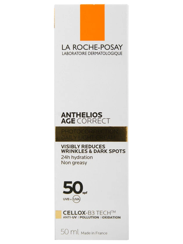 LA ROCHE-POSAY Anthelios Age Correct saules aizsarglīdzeklis, 50 ml