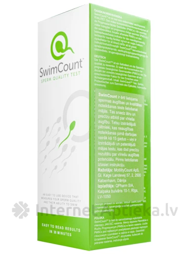 SwimCount meeste sperma viljakuse test, 1 tk. | internetaptieka.lv