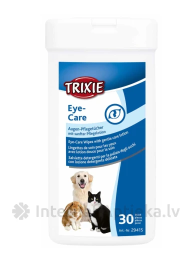 TRIXIE Niisked salvrätikud silmade hügieeniks, 30 tk. | internetaptieka.lv