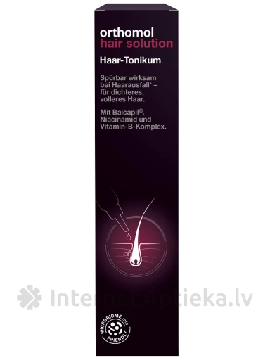 Orthomol hair solution Тоник для волос с аппликатором, 140 мл | internetaptieka.lv