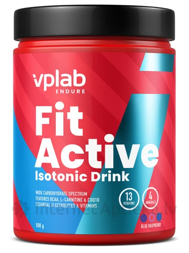 Vplab FitActive Blue Raspberry Pulveris, 500 g | internetaptieka.lv