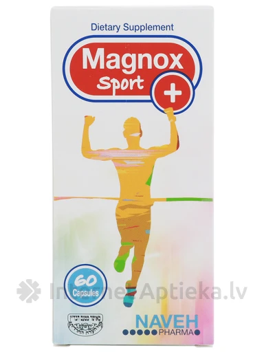 Naveh Pharma Magnox Sport +, 60 kapsulas | internetaptieka.lv