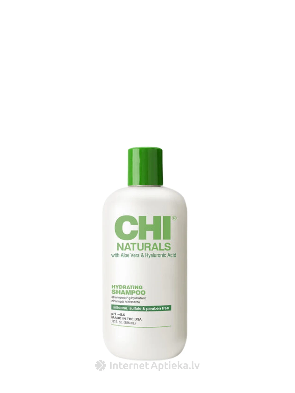 CHI Naturals Hydrating Shampoo Mitrinošs šampūns, 355 ml | internetaptieka.lv