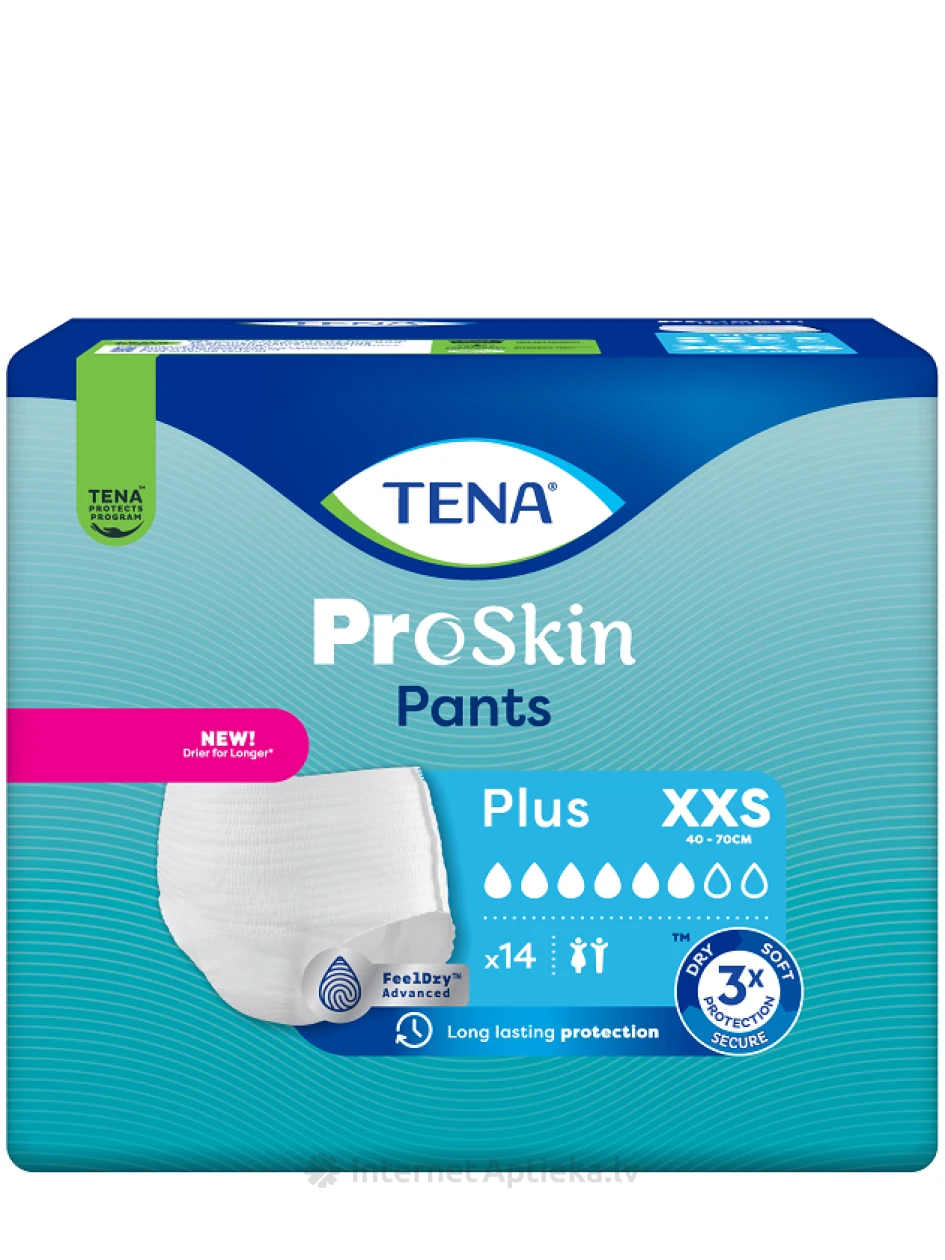 TENA Pants Plus XXS aluspüksid, 14 tk. | internetaptieka.lv