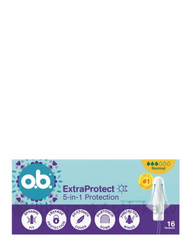 OB Higiēniskie tamponi ExtraProtect Normal, 16 gb. | internetaptieka.lv