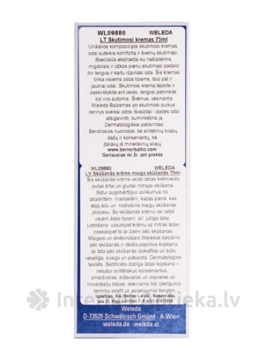 Weleda Skūšanās krēms vīriešiem, 75 ml | internetaptieka.lv