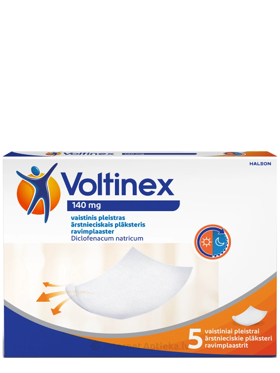 Voltinex 140 mg ārstnieciskais plāksteris, 5 gb. | internetaptieka.lv