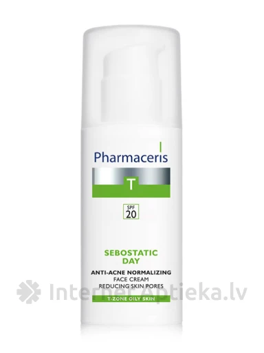 Pharmaceris T-Sebostatic Anti Acne dienas krēms, 50 ml | internetaptieka.lv