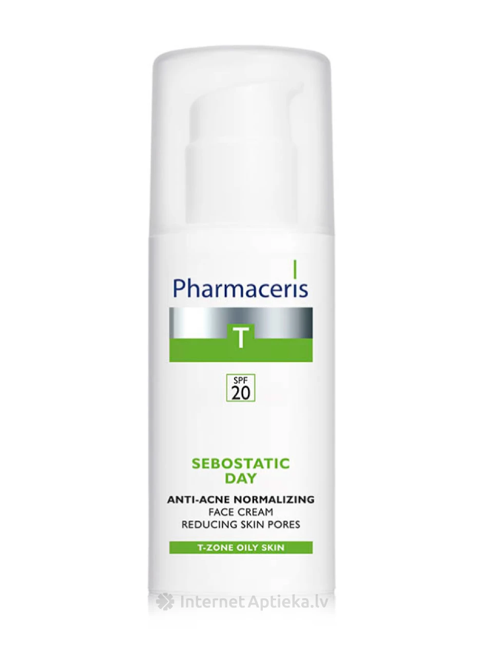Pharmaceris T-Sebostatic Anti Acne dienas krēms, 50 ml | internetaptieka.lv