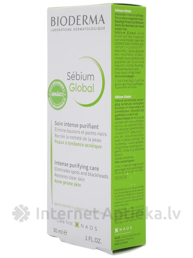 Bioderma Sébium Global krēms, 30 ml | internetaptieka.lv