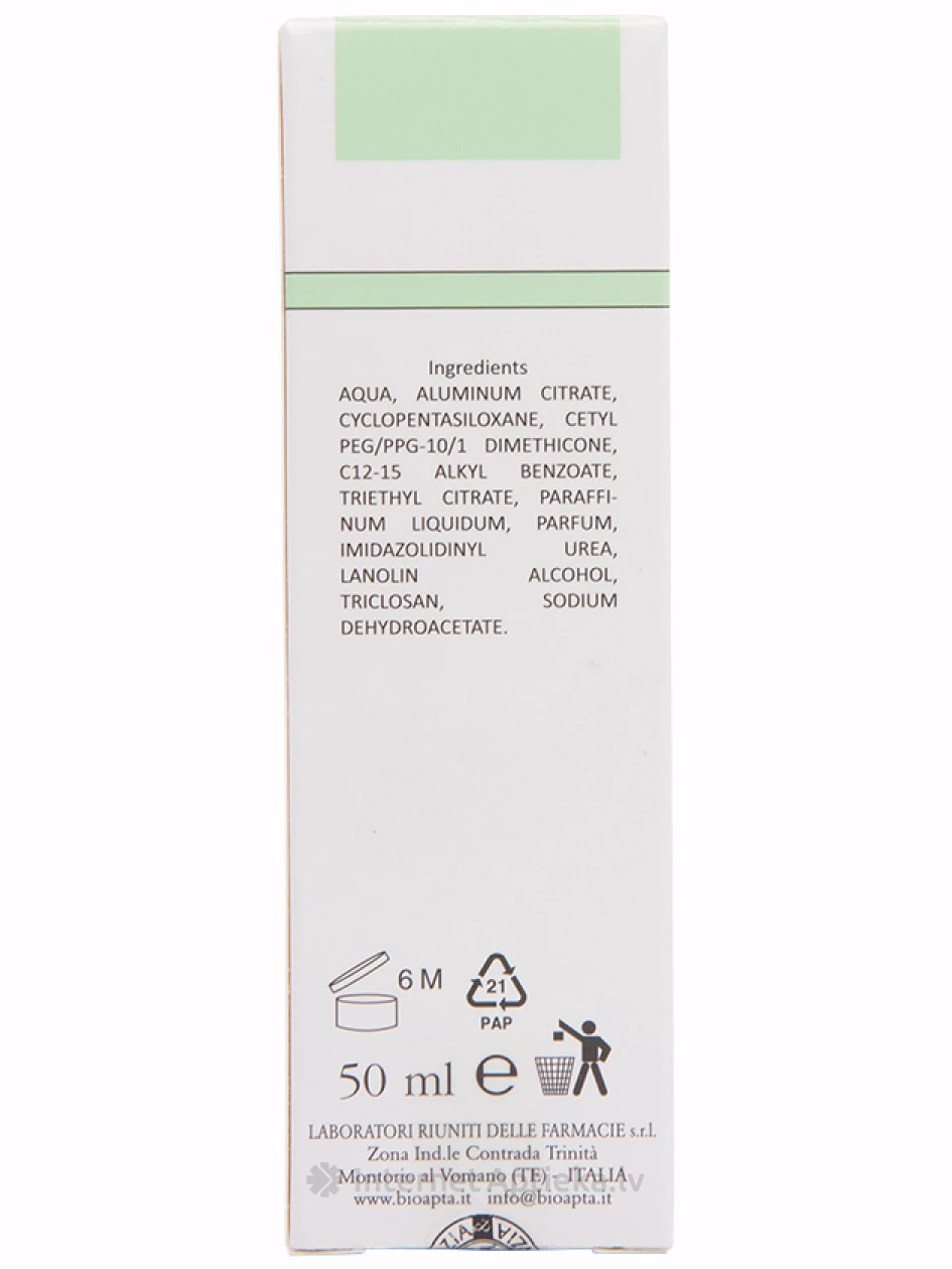 Bioapta Deoapta Crema крем-дезодорант, 50 мл | internetaptieka.lv