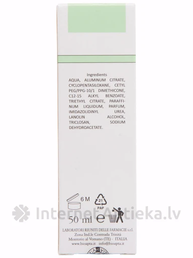 Bioapta Deoapta Crema krēms-dezodorants, 50 ml | internetaptieka.lv
