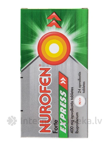 Nurofen Forte Express 400 mg, 24 tabletes | internetaptieka.lv