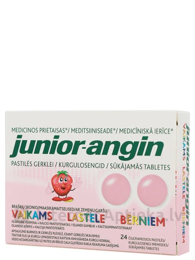 Junior Angin, 24 tabletes | internetaptieka.lv