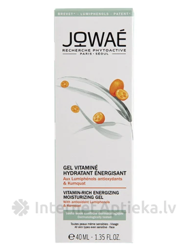 Jowae Vitamin Rich Energising увлажняющий гель, 40 мл | internetaptieka.lv