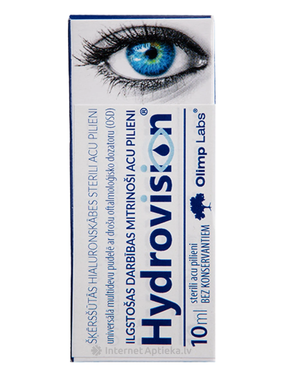 Olimp Labs Hydrovision acu pilieni ar hialuronskābi, 10 ml | internetaptieka.lv