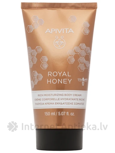 APIVITA gausiai drėkinantis kūno kremas su medumi, 150 ml | internetaptieka.lv