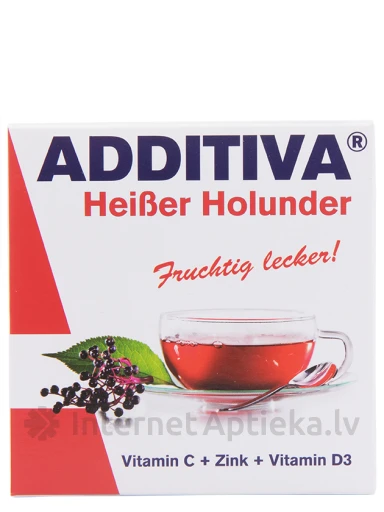 LISAND Heiser Holunder + C-vitamiin + tsink + D3-vitamiin, 10 pakki | internetaptieka.lv