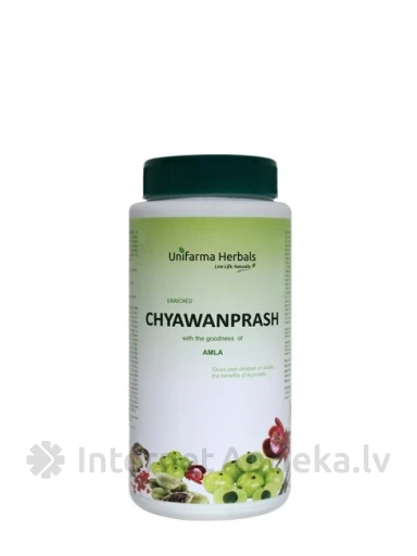 Unifarma Herbals Chyawanprash джем, 500 г | internetaptieka.lv