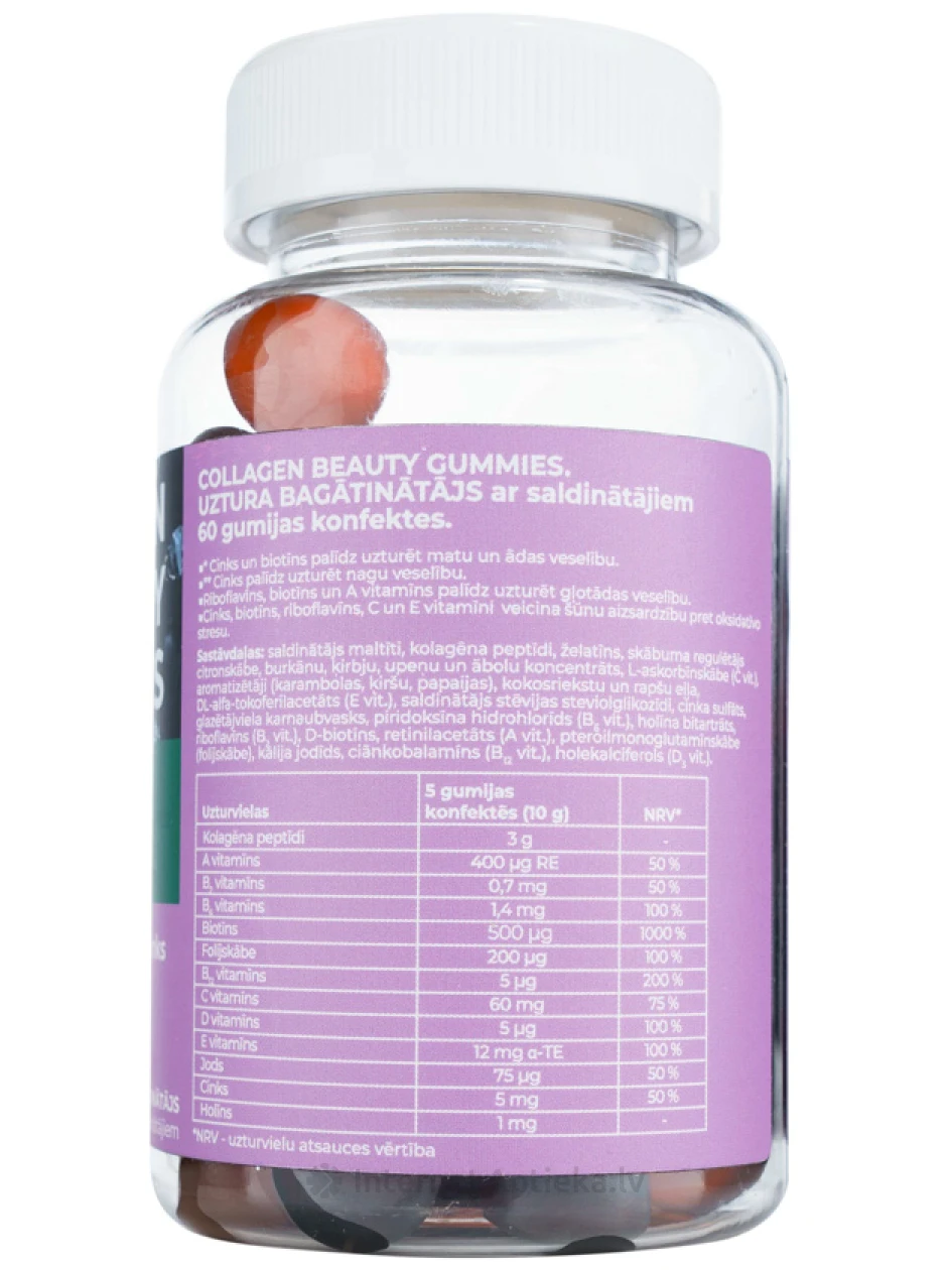 Acorus balance Collagen Beauty gummies, 2gx60 pastilas | internetaptieka.lv