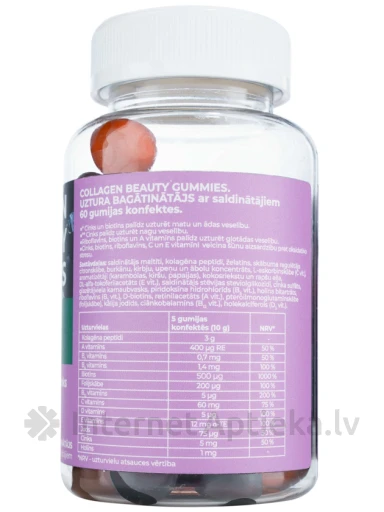 Acorus balance Collagen Beauty gummies, 2gx60 pastilas | internetaptieka.lv