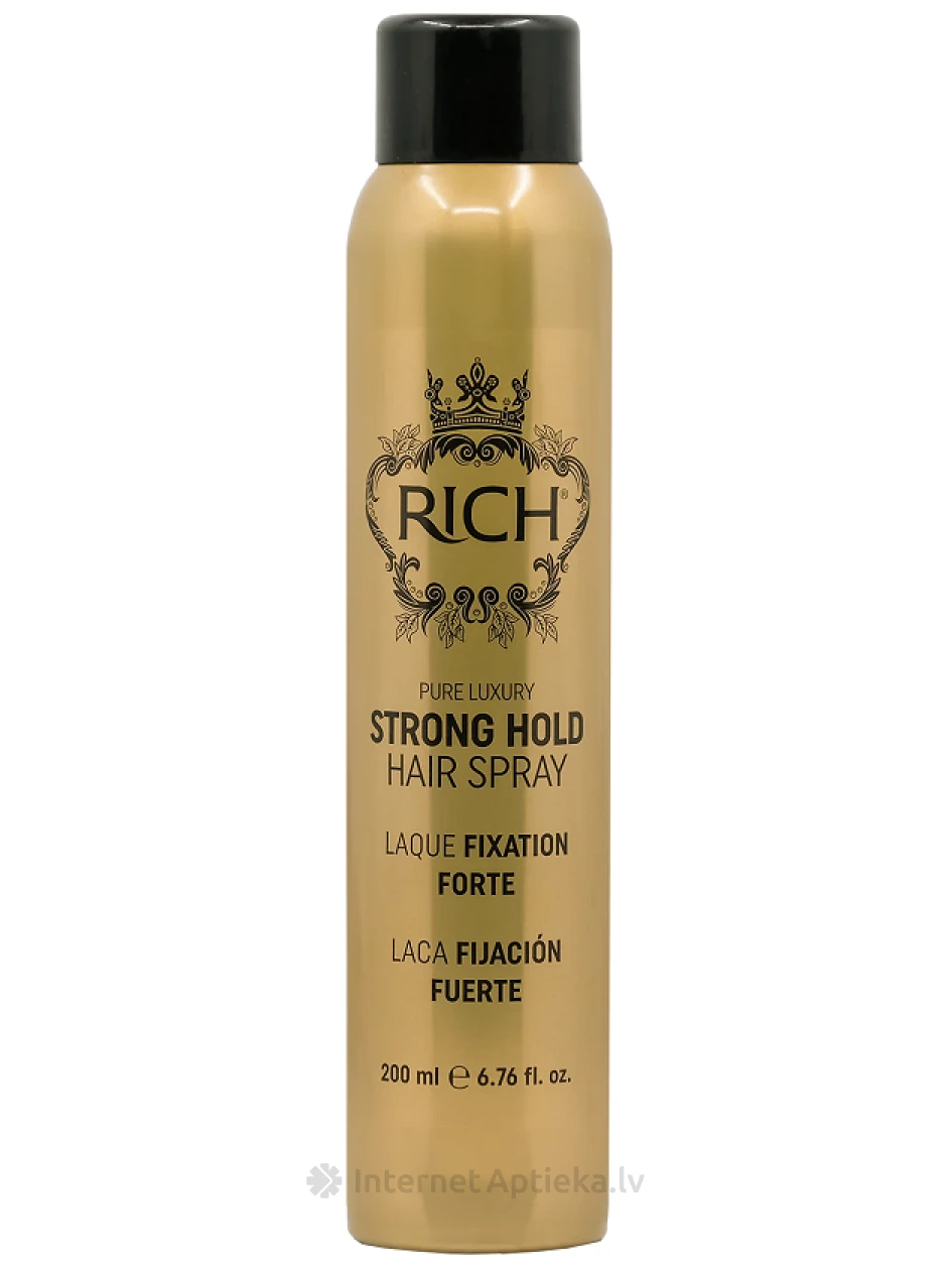 RICH Pure Luxury  Лак для волос для сильной фиксации, 200 мл | internetaptieka.lv