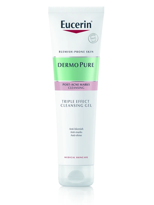 Eucerin DermoPure Очищающий гель тройного действия
