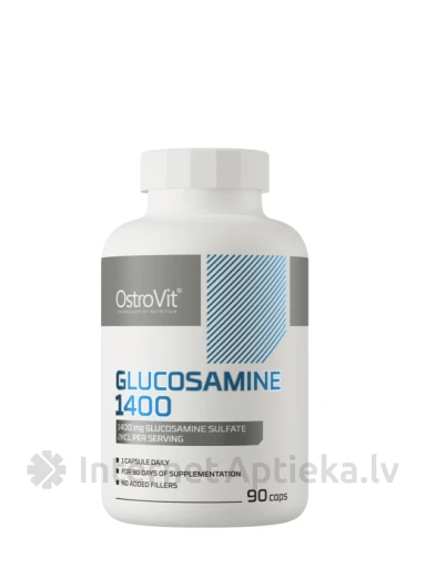 OstroVit Glucosamine 1400 mg kapsulas, 90 gb. | internetaptieka.lv