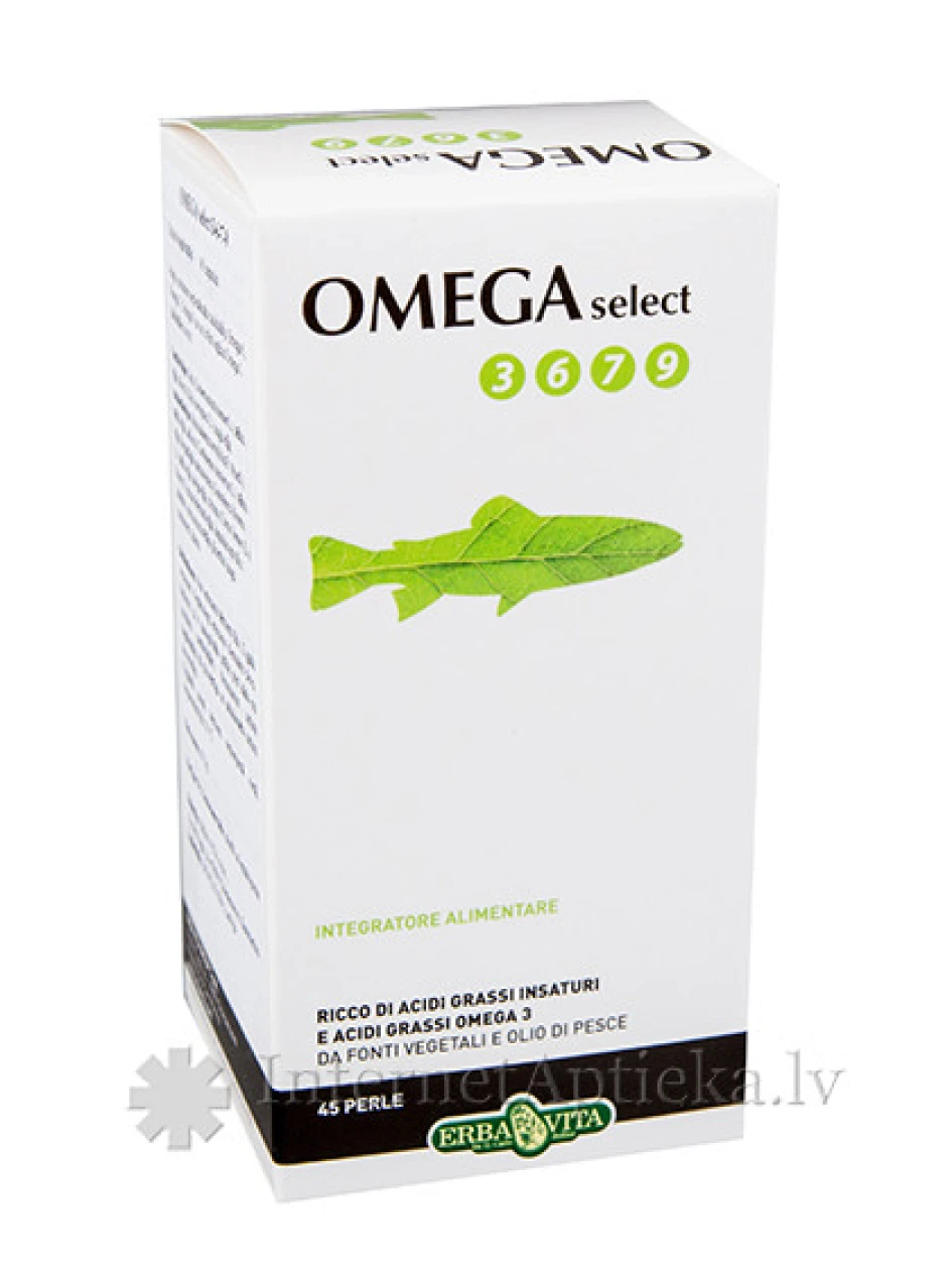 Omega Select 3-6-7-9, 45 капсул | internetaptieka.lv