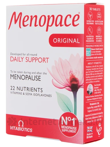 Menopace Original, 30 таблеток | internetaptieka.lv