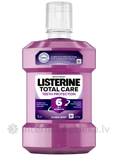 LISTERINE mutes skalojamais līdzeklis "TOTAL CARE", 1 l | internetaptieka.lv