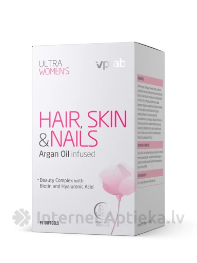 VPLab Ultra Women's Hair, Skin & Nails, 90 pehmekapslit | internetaptieka.lv