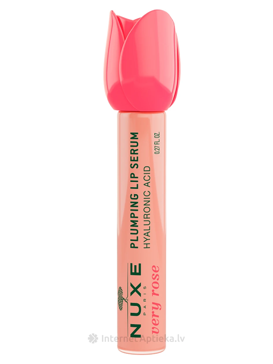 NUXE VERY ROSE apjomu palielinošs lūpu serums, 8 ml | internetaptieka.lv
