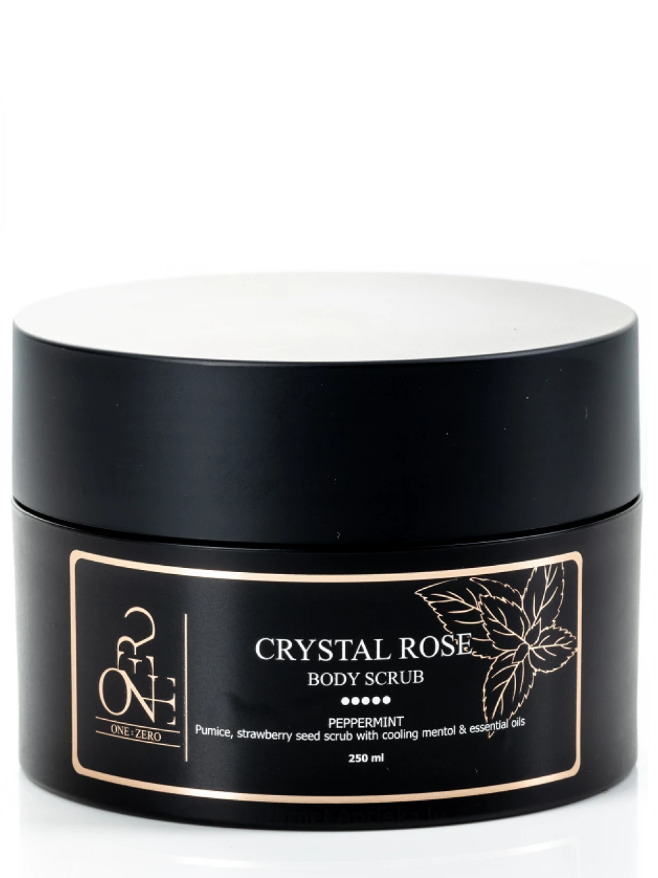 ONE:ZERO Ķermeņa skrubis "Crystal Rose", 250 ml | internetaptieka.lv