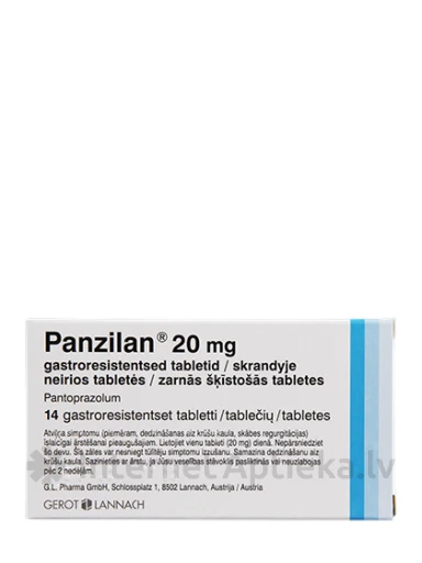 Panzilan 20 mg, 14 tabletes | internetaptieka.lv