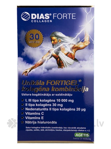 DIAS Forte Collagen 10 г порошок, 30 пакетиков | internetaptieka.lv